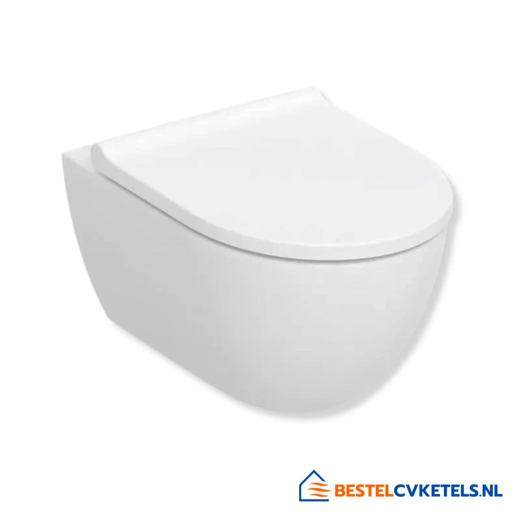 Geberit Acanto wandcloset Rimfree diepspoel met TurboFlush technologie voor krachtige en hygiënische spoeling